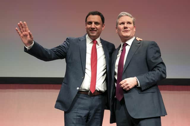 Labour leader Sir Keir Starmer with Scottish Labour leader Anas Sarwar have 13 Scottish seats on their top 100 targets list.
