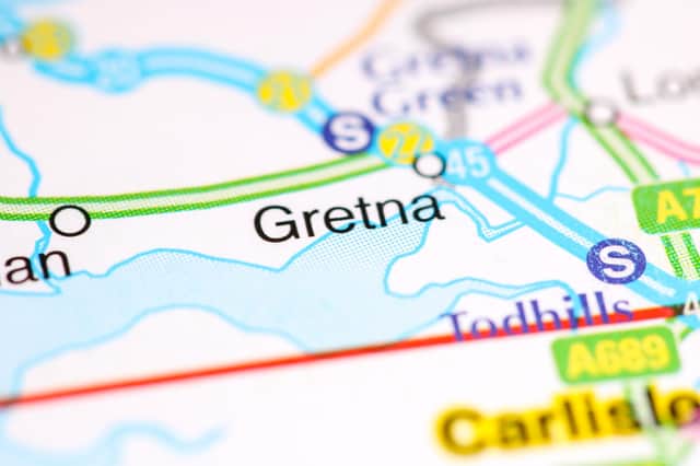 Gretna and other areas in Dumfries and Galloway will be unable to travel more than five miles for leisure.
