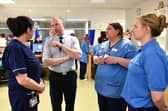 From left is senior charge nurse Joanne Auld, Health Secretary Neil Gray, deputy charge nurse Siobhan Griffin and clinical nurse educator Hannah Spruce at Forth Valley Royal Hospital.