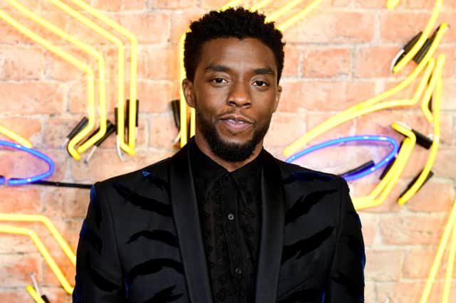 Hollywood star Chadwick Boseman who has died at home with his wife and family by his side. Pic: Ian West/PA Wire
