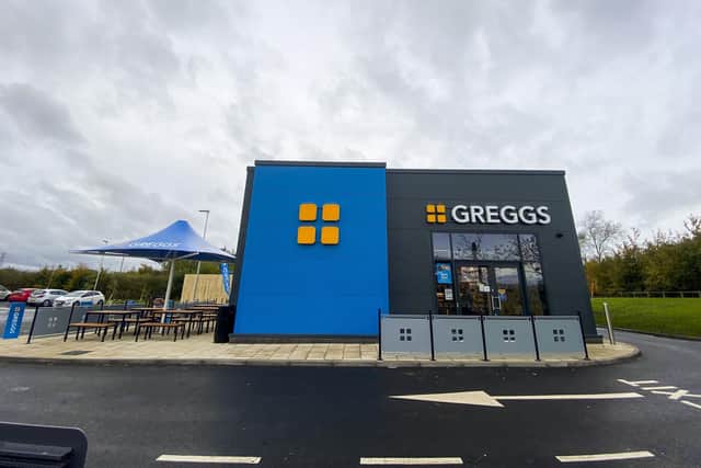 Scotland's first drive-thru Greggs, located in a retail park at Eskbank, opened in 2021 - and the firm is eyeing more similar locations. Picture: Lisa Ferguson.