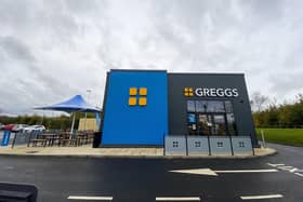 Scotland's first drive-thru Greggs, located in a retail park at Eskbank, opened in 2021 - and the firm is eyeing more similar locations. Picture: Lisa Ferguson.