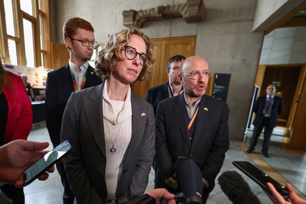 It was inevitable that the SNP would need the support of Scottish Green co-leaders Patrick Harvie and Lorna Slater, given the parliamentary arithmetic, for something (Picture: Jeff J Mitchell/Getty Images)