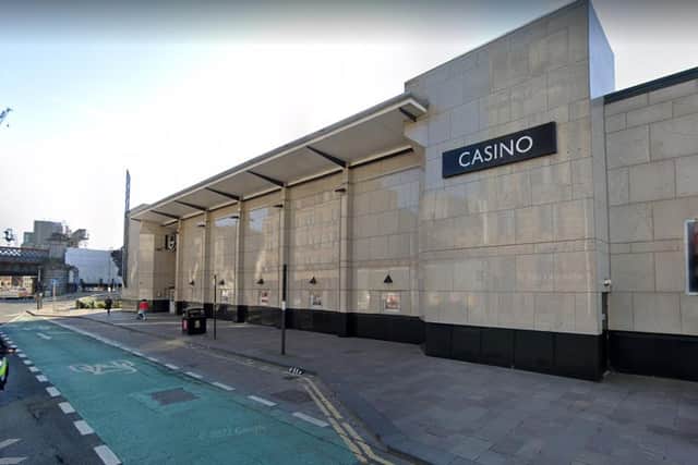 The incident happened at a casino on the Broomielaw.