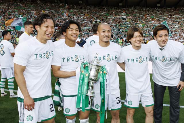 Celtic's Japanese contingent will return to their homeland for two friendly matches. Picture: Mark Scates / SNS Group