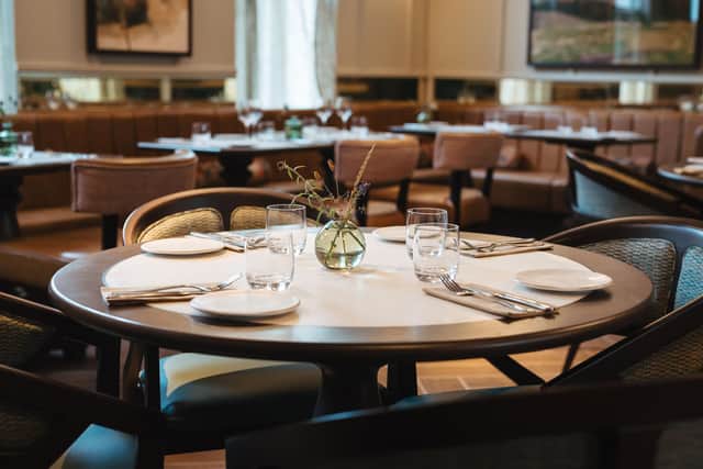 The restaurant at The Leddie, Aberlady