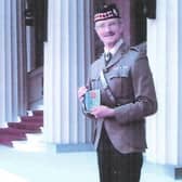 Paul Caton with his MBE