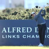 Javier Ballesteros during a practice round on the Old Course at St Andrews ahead of the Alfred Dunhill Links Championship. Picture: David Cannon/Getty Images.