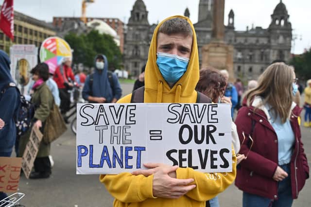 Climate Protest Glasgow.
