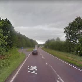 The 41-year-old, from Forres, was driving a blue Citroen DS3 on the A96 at Wester Hardmuir, four miles east of Nairn, when the accident happened at around 7pm on Sunday.