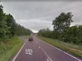 The 41-year-old, from Forres, was driving a blue Citroen DS3 on the A96 at Wester Hardmuir, four miles east of Nairn, when the accident happened at around 7pm on Sunday.
