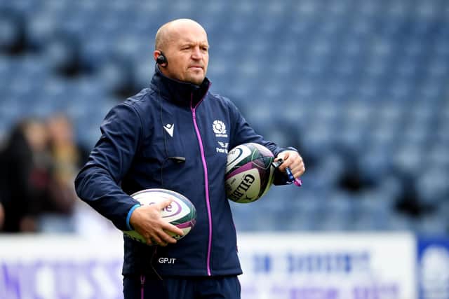 Head coach Gregor Townsend says Scotland have things to work on ahead of the visit of the Wallabies. (Photo by Ross MacDonald / SNS Group)