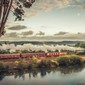 The Aberdonian speeds by a lochside location. Built by enthusiasts, the engine is getting stoked up for its summer season. Picture: Craig Doogan