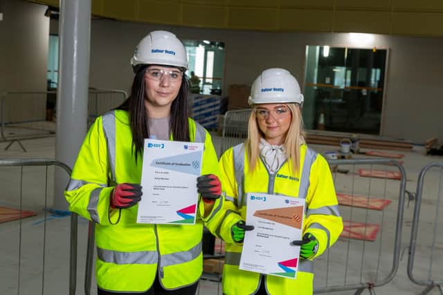 L-R - Emily Morrison and Lara Montgomery
