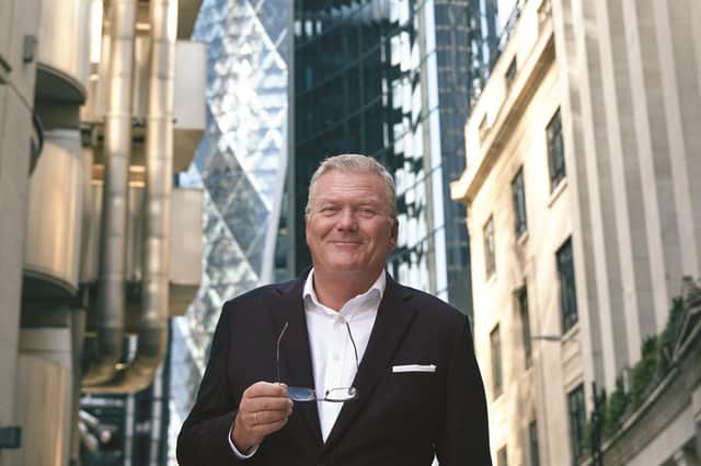 Nicki Bisgaard in the City of London, in August 2020. He says that EedenBull can make things simpler for businesses while also working with banks.
Picture: Debra Hurford-Brown.