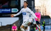 Josh Mullin, on loan from Livingston, scored a double as Ayr United defeated Raith Rovers. (Photo by Ewan Bootman / SNS Group)
