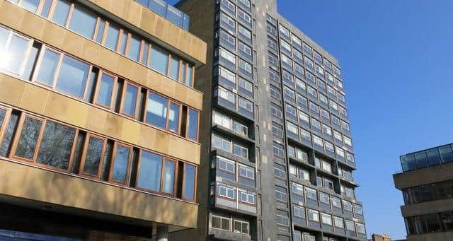 The David Hume tower will be renamed 40 George Square.