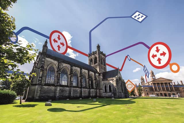 Under a landmark deal lasting 17 years, the firm is partnering with CityFibre to rollout full-fibre connectivity to about 180 Renfrewshire Council buildings including schools, local libraries and community centres, as well as CCTV and traffic control systems. Picture: Martin McCarthy
