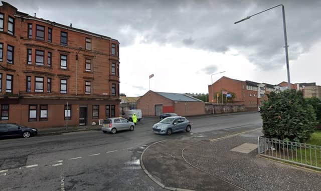 The incident occurred at the junction of Westmuir Street and Hart Street around 11pm.