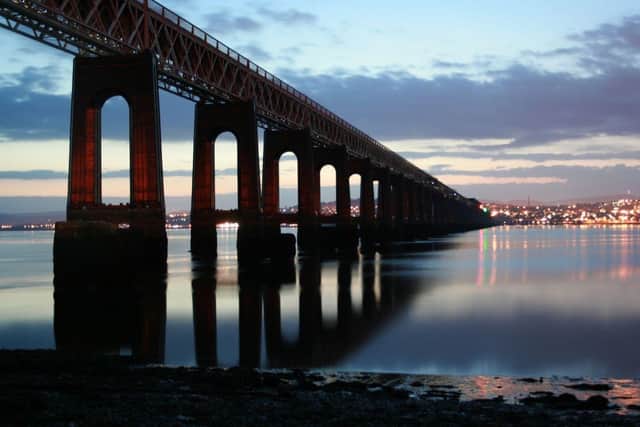 The Firth of Tay, which empties the pictured River Tay, is experiencing moderate scarcity.