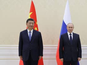 China's President Xi Jinping will be taking note of how Vladimir Putin's attempt at military expansion works out (Picture: Alexandr Demyanchuk/Sputnik/AFP via Getty Images)