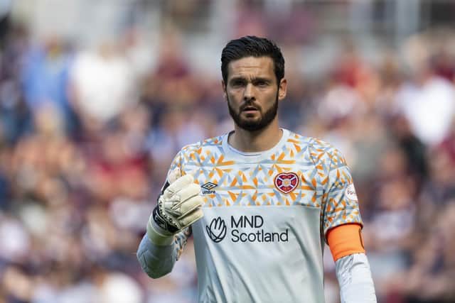 Callum McGregor believes Hearts will lean heavily on the experience of his former Celtic team-mate Craig Gordon as the Tynecastle club negotiate a testing period that will see them at Parkhead inbetween the two legs of their Europa League play-off against FC Zurich.(Photo by Mark Scates / SNS Group)