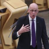 Deputy First Minister John Swinney told the SNP conference to "stand up and be counted before it's too late" to defend devolution. Picture: Fraser Bremner/Daily Mail/PA Wire