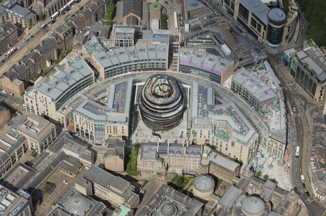 St James Quarter covers 1.7 million square feet in total and is expected to turn Edinburgh’s east end into a new retail and tourist hotspot. It is due to open in phases, and be fully up and running by the end of 2022.