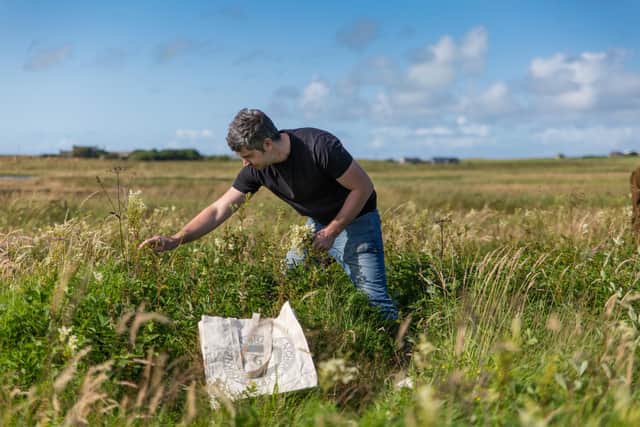 Former chef Sam Britten is committed to using only local produce. Picture: orkney.com.