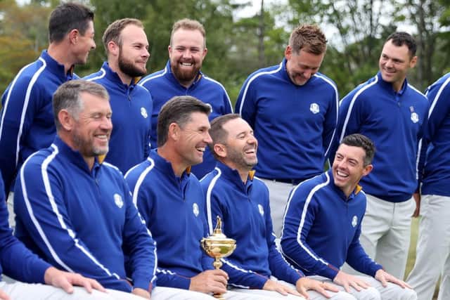 A number of players and vice captains from Europe's team for last year's Ryder Cup at Whistling Straits are among the players set to tee up in the inaugural LIV Golf event. Picture: Warren Little/Getty Images.