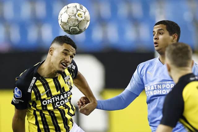 Danilho Doehki, pictured against PSV Eindhoven last term, contributed to one of the tightest defences in Europe at Vitesse Arnhem last season. (Picture: Getty Images)