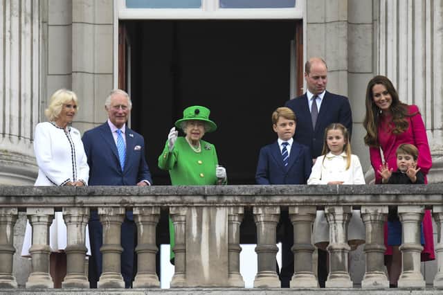 The Royal Family at the Platinum jubilee celebrations