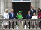 The Royal Family at the Platinum jubilee celebrations