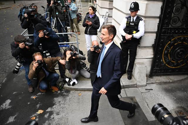 UK Chancellor Jeremy Hunt is due to given an autumn statement about government taxation and spending on Thursday (Picture: Leon Neal/Getty Images)