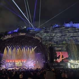 Jarvis Cocker's band Pulp headlined Edinburgh's Hogmanay celebrations.