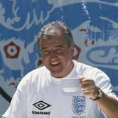 Manager Terry Venables at a training session of the England national football team in 1996 (Picture: Phil Cole/Getty Images)
