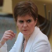 First Minister Nicola Sturgeon has hit back at accusations that she has broken lockdown rules to have her hair cut. 
(Photo by Fraser Bremner-Pool/Getty Images)