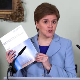 Pointing out the lack of detail in the SNP's plans for Scottish independence does not actually resolve the constitutional question (Picture: Russell Cheyne/pool/Getty Images)