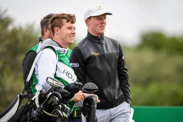 Darren Howie caddie for bif brother Craig in the 2021 Rolex Challenge Tour Grand Final supported by The R&A at T-Golf & Country Club in Mallorca but he is playing in the second stage of the DP World Tour Qualifying School in mainland Spain this week. Picture: Octavio Passos/Getty Images.