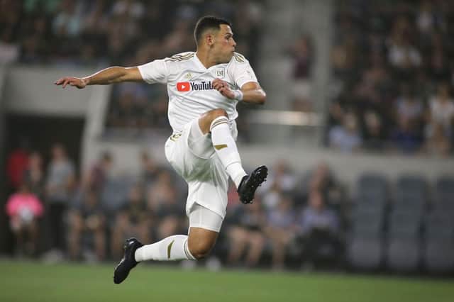 Christian Ramirez in action for Los Angeles FC in 2018. Picture: Getty