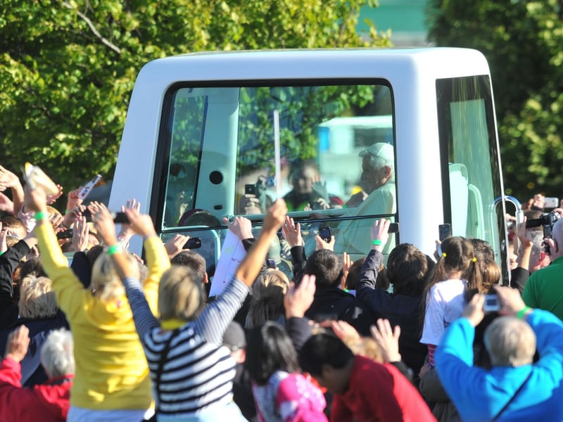 Pope Benedict went to Bellahouston Park in Glasgow to deliver Mass.