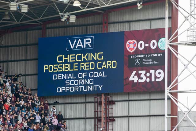 VAR was introduced into Scottish football earlier this season - to some controversy.