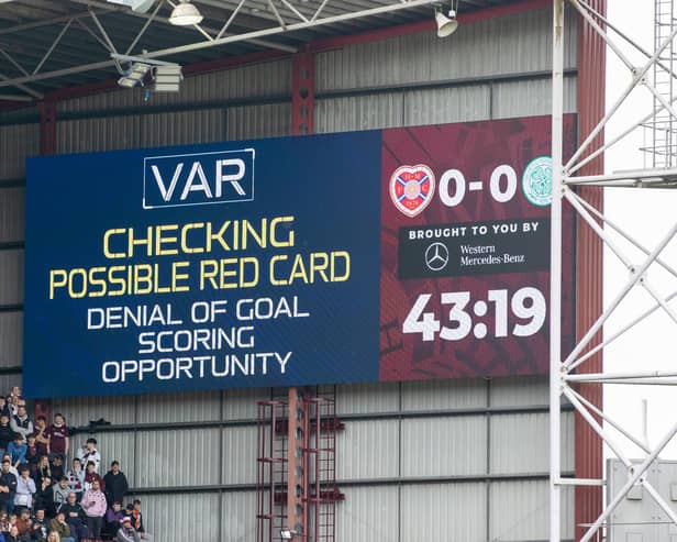 VAR was introduced into Scottish football earlier this season - to some controversy.
