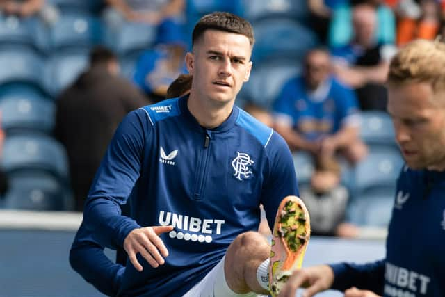 Rangers forward Tom Lawrence is set to return from injury next month.  (Photo by Rob Casey / SNS Group)