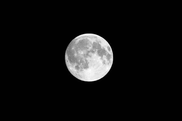 The moon.