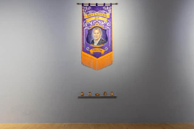 Defenders of Faith, 2025 by Eilidh McKeown at Talbot Rice Gallery