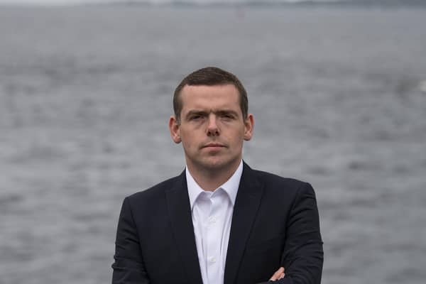 Douglas Ross has said he will not allow the Holyrood election to become a 'bitter and angry fight' over an independence referendum (Picture: John Devlin)