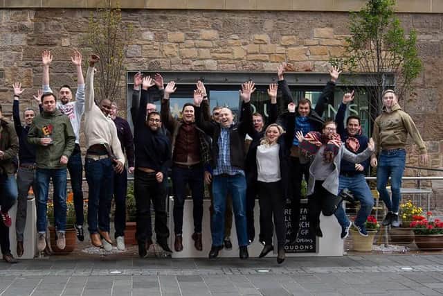 The Edinburgh team of fintech business Modulr.