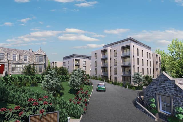 The Torwood House development is close to Murrayfield