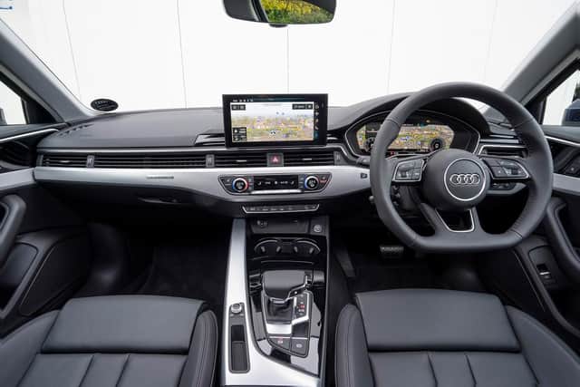 The Allroad's interior is a lesson in understated quality